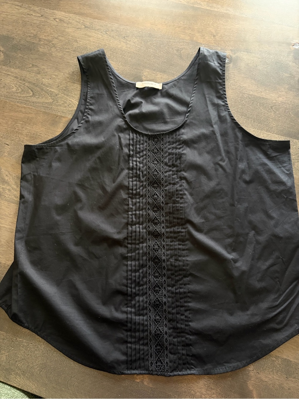 Twin-Set Black Tank Top